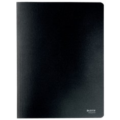 Dosar carton Leitz Recycle cu șină 275 g/mp negru foto