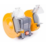 Polizor de banc cu 2 pietre, 1850 W, diametru disc 200 mm, 2950 rpm, carcasa metalica, Powermat