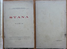 Ion Agarbiceanu, Stana, roman, Cluj, 1929, editia 1 cu autograf foto