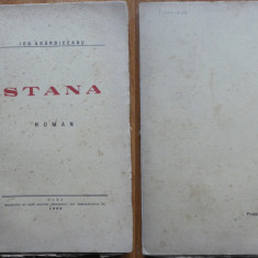 Ion Agarbiceanu, Stana, roman, Cluj, 1929, editia 1 cu autograf