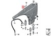 Rezervor spalator parbriz BMW Seria 1 (E82/E88), 09.2004-10.2013, Seria 3 (E90), 11.2004-06.2012, fara pompa lichid parbriz, cu set spalator far, far, Rapid