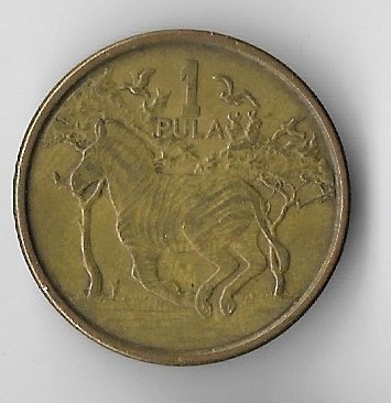Moneda 1 pula 2013 - Botswana