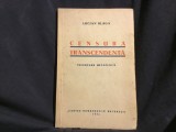Censura Transcendenta de Lucian Blaga anul 1934