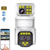 Camera de Supraveghere WIFI/IP ,PTZ ,TSS-S291, cu 2 Lentile , 4MP/4MP Ultra HD
