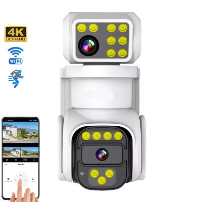 Camera de Supraveghere WIFI/IP ,PTZ ,TSS-S291, cu 2 Lentile , 4MP/4MP Ultra HD foto
