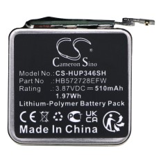 Baterie compatibila Ceas SmartWatch, Huawei, GT 3 Pro, 46mm, CS-HUP342SH, HB522025EFW, 3.87V, 290mAh, 1.12Wh