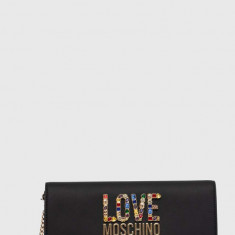 Love Moschino poseta culoarea negru