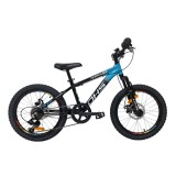 Bicicleta Copii Dhs Terrana 2023, model 2026 - 20 Inch, Negru-Albastru Ultimate FactoryBikes