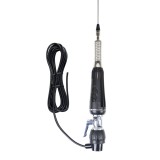 Bax 30 bucati antene CB PNI LED 1000 rabatabila, 80 cm lungime, cu cablu si montura fixa tip fluture, 26-30 MHz, 300 Watt, ilumineaza in timpul emisie