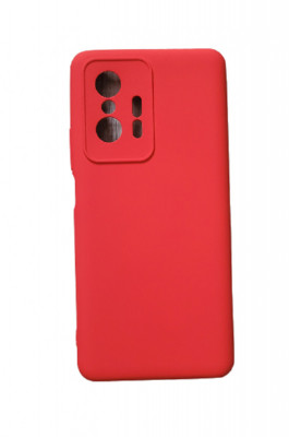 Husa silicon compatibila cu Xiaomi Redmi 11T 5G ; 11T Pro 5G Rosu foto