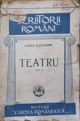 TEATRU VOL.1-VASILE ALECSANDRI-251569 foto