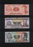 Set Bancnote Honduras: 1, 2, 5 Lempiras UNC - Colectie America de Sud