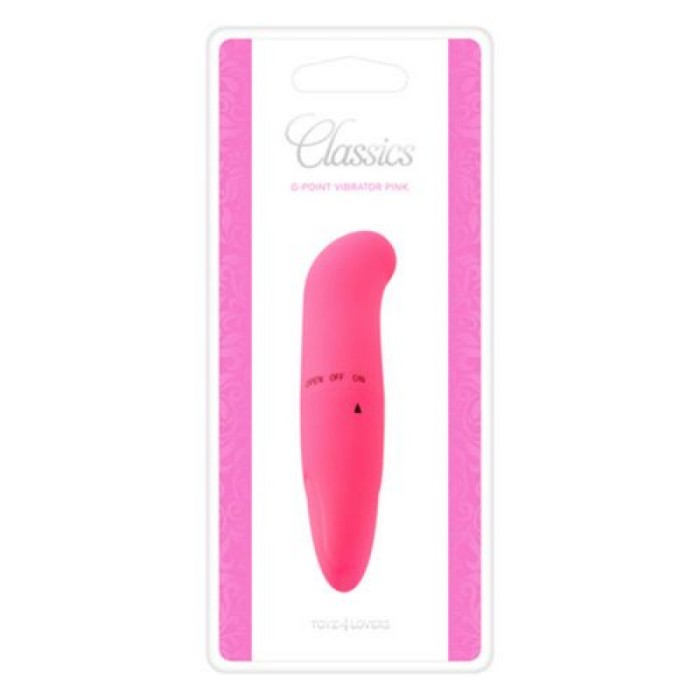 Vibrator Classics G-spot pentru punctul G, roz, puternic#