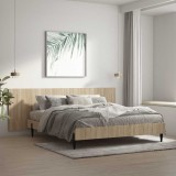 VidaXL Tăblie de pat,perete,stejar Sonoma,240x1,5x80 cm,lemn prelucrat