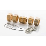 Set Fitinguri Furtun Ondulat Inox Solar DN20, Racord Solar-Tube ECO