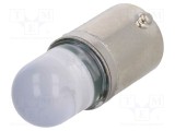 Lampă LED BA9S albastră 230VAC POLAM-ELTA