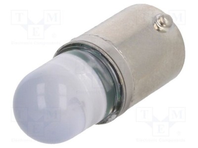 Lampă LED BA9S albastră 230VAC POLAM-ELTA foto