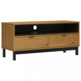 Cumpara ieftin Dulap TV &bdquo;FLAM&rdquo; 110x40x50 cm, lemn masiv de pin