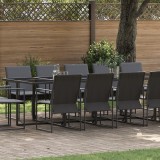 VidaXL Set mobilier de grădină, 19 piese, cu perne, oțel și textilenă