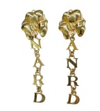 CERCEI CLIPS VINTAGE DIN METAL AURIU, LEONARD PARIS