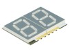 Afișaj LED 7 Segmente 14,22mm Albastru 2 Digits