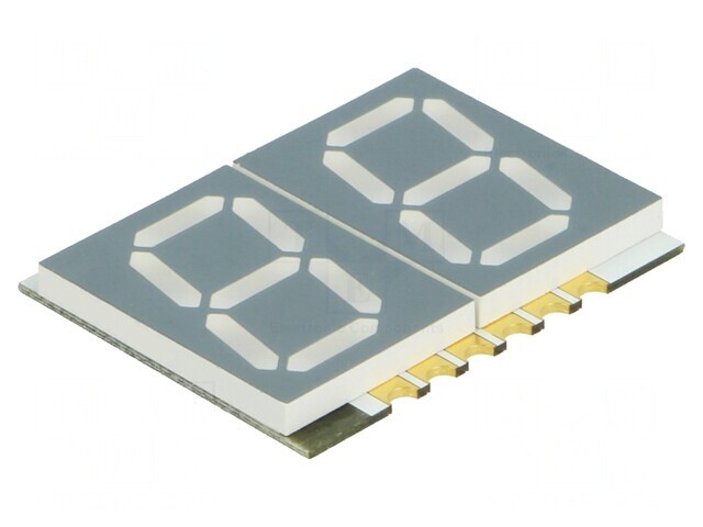 Afișaj LED 7 Segmente 14,22mm Albastru 2 Digits
