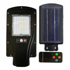 Corp de Iluminat Exterior Solar 60LED 30W cu Senzori si Telecomanda foto