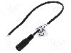 Cablu alimentare DC, cabluri, DC 5,5/2,5 soclu, negru, 0,25m, ESPE - KG256-000-213-0025