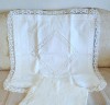 Set 2 Fete de perna, Vintage din bumbac cu bordura si insertii de dantela croset
