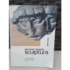Pe scurt despre sculptura - Adina Nanu