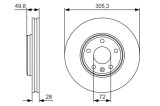 BOSCH 0 986 479 R93 Disc frana