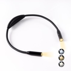 Banda Led Yeelight Neck Book, 2.5W, 2700K - 6500K, Neagra YLODJ-0138 foto
