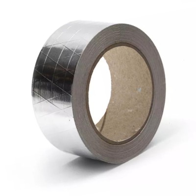 Banda adeziva Fleximob, aluminiu, intarita cu fibra de sticla, 48 mm x 25 m foto
