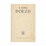 A. Toma, Poezii, 1926, cu dedicație către Eugen Lovinescu