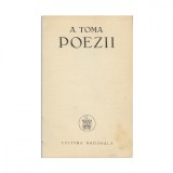 A. Toma, Poezii, 1926, cu dedicație către Eugen Lovinescu