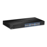 Cumpara ieftin Switch GREENnet rack mount 24 porturi Gigabit - TRENDnet TEG-S24G