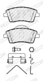FERODO FDB5154 PREMIER ECO FRICTION set placute frana,frana disc