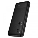 Baterie Externa HOCO J159 Essence, 10000mAh, 22.5W, QC + PD, 1 x USB-C - 2 x USB-A, Neagra