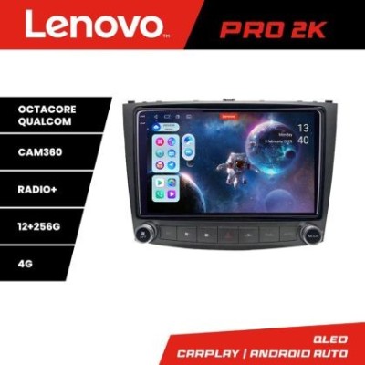 Navigatie Lexus IS 2005-2011 Lenovo Kit- IS 8 core QLED 2K 12+256 360 Android Waze USB Navigatie Internet Youtube Radio CarStore Technology foto