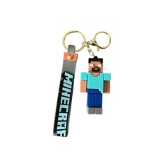 Breloc figurină Minecraft, 5 cm, model aleatoriu, multicolor