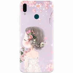Husa silicon pentru Huawei Y9 2019, Girl 001