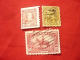 3 Timbre Canada 1935 - Rege Eduard V , val. 3 ,4 si 10C ,stampilat