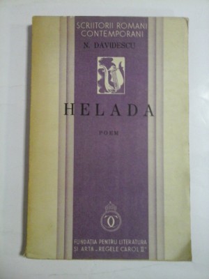 HELADA POEM (1935) - N. DAVIDESCU foto