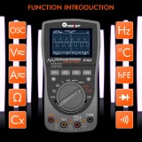 Tooltop ET827 multimetru true rms osciloscop 40mhz 200msps