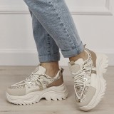 Sneakers bej cu talpa groasa DKB9201 M4