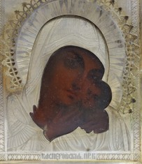 Maica Domnului cu Pruncul, Kasperovskaia, Icoana Scoala Rusa, Secol XIX