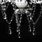 Candelabru, 5 becuri, transparent - 6
