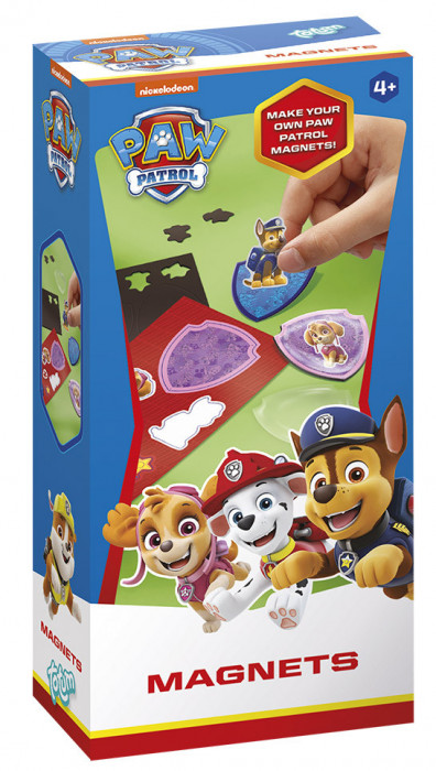 Mini set creativ DIY Creeaza magneti Paw Patrol, Patrula Catelusilor