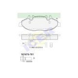 Set placute frana Icer 181675701, parte montare : Punte Fata