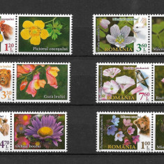 ROMANIA 2012 - "FLORILE FAUNEI" I, VINIETA , MNH - LP 1926c